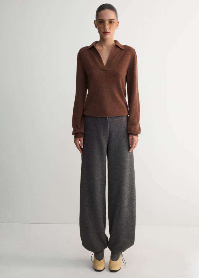 Сорочка поло, шоколадного кольору