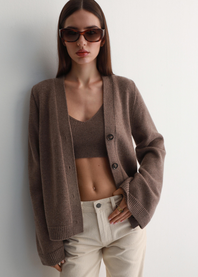 Топ, кавового кольору