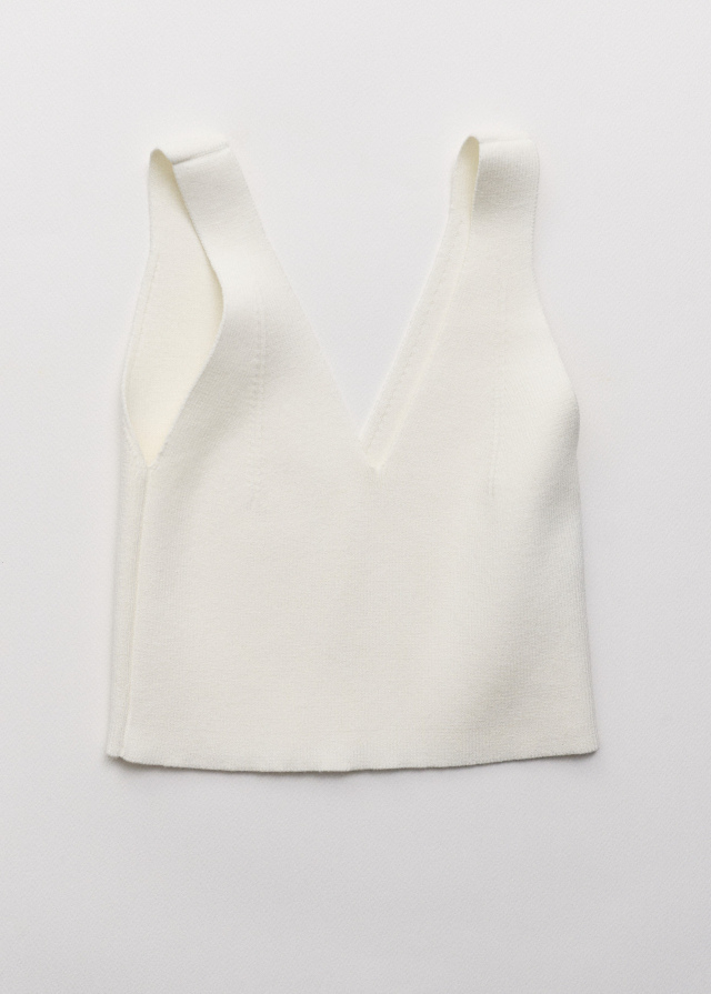 Сrop top, milk colour